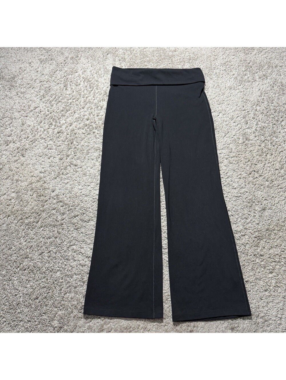 Nike One Women's Dri-FIT High-Waisted Fold-Over Trousers Yoga Pants Size Medium
